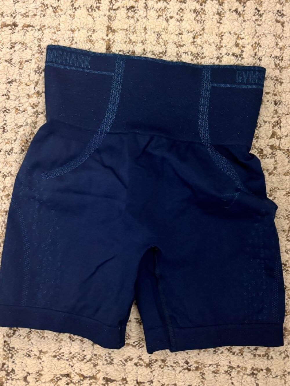 Gymshark Blue Biker Shorts